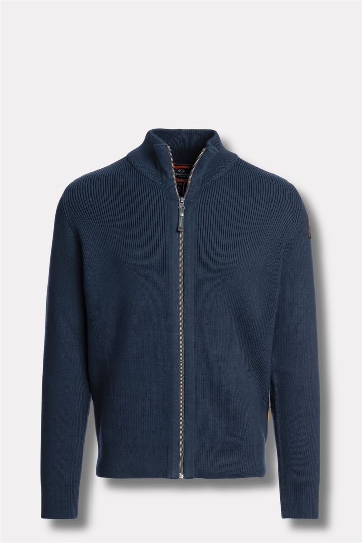 Manny Full Zip Cardigan Blue Navy