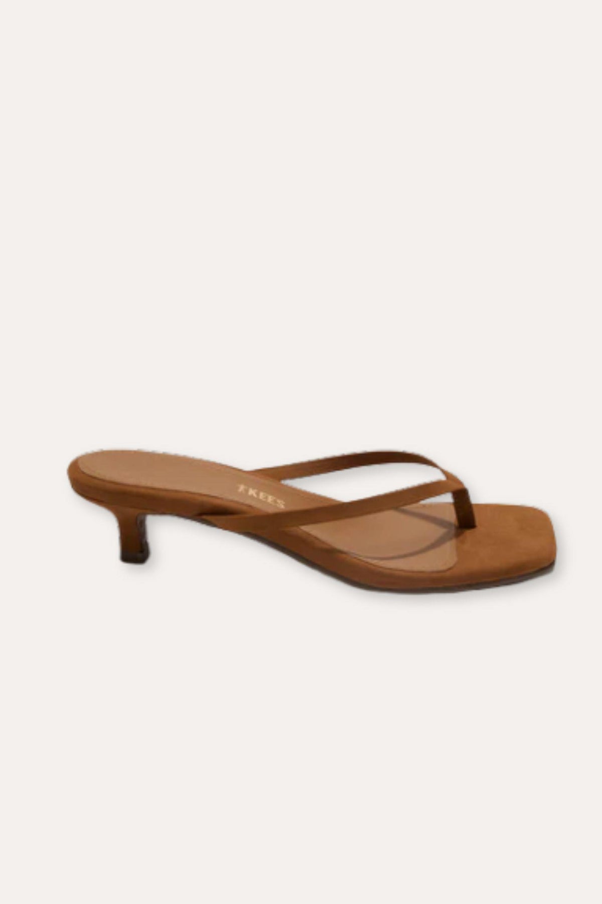 Square Toe Julia- Camel Suede