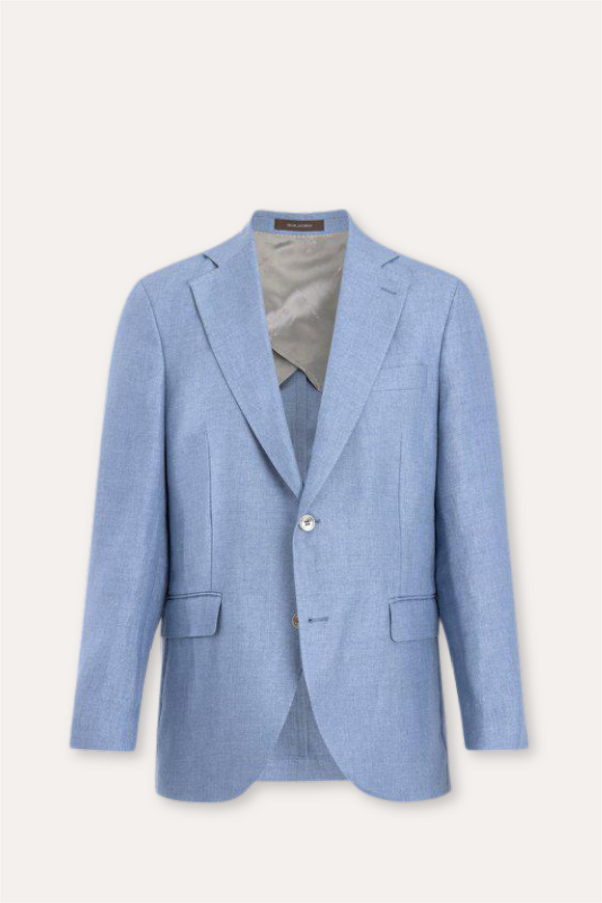 Ferry Soft Regular Fit Linen Blazer Blueberry Blue