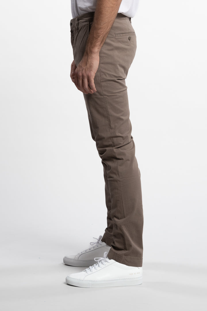 Bobby Stretch Cotton Bull Chinos Elephant Grey