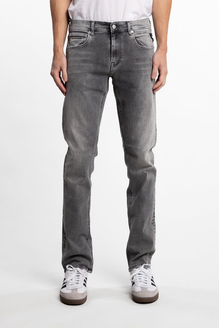 Anbass Slim Fit Hyperflex Jeans Light Grey