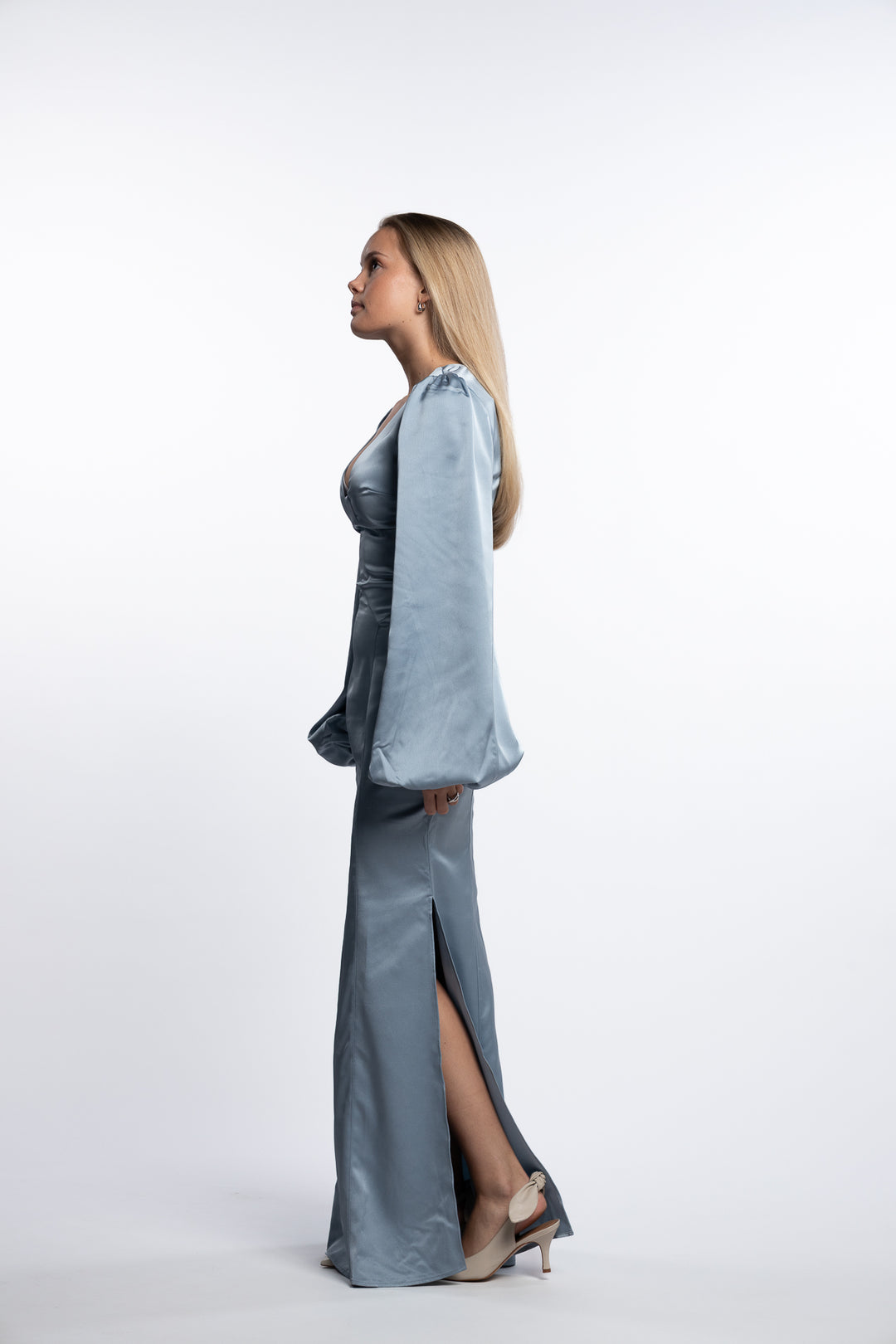Andora Maxi Dress- Light Blue