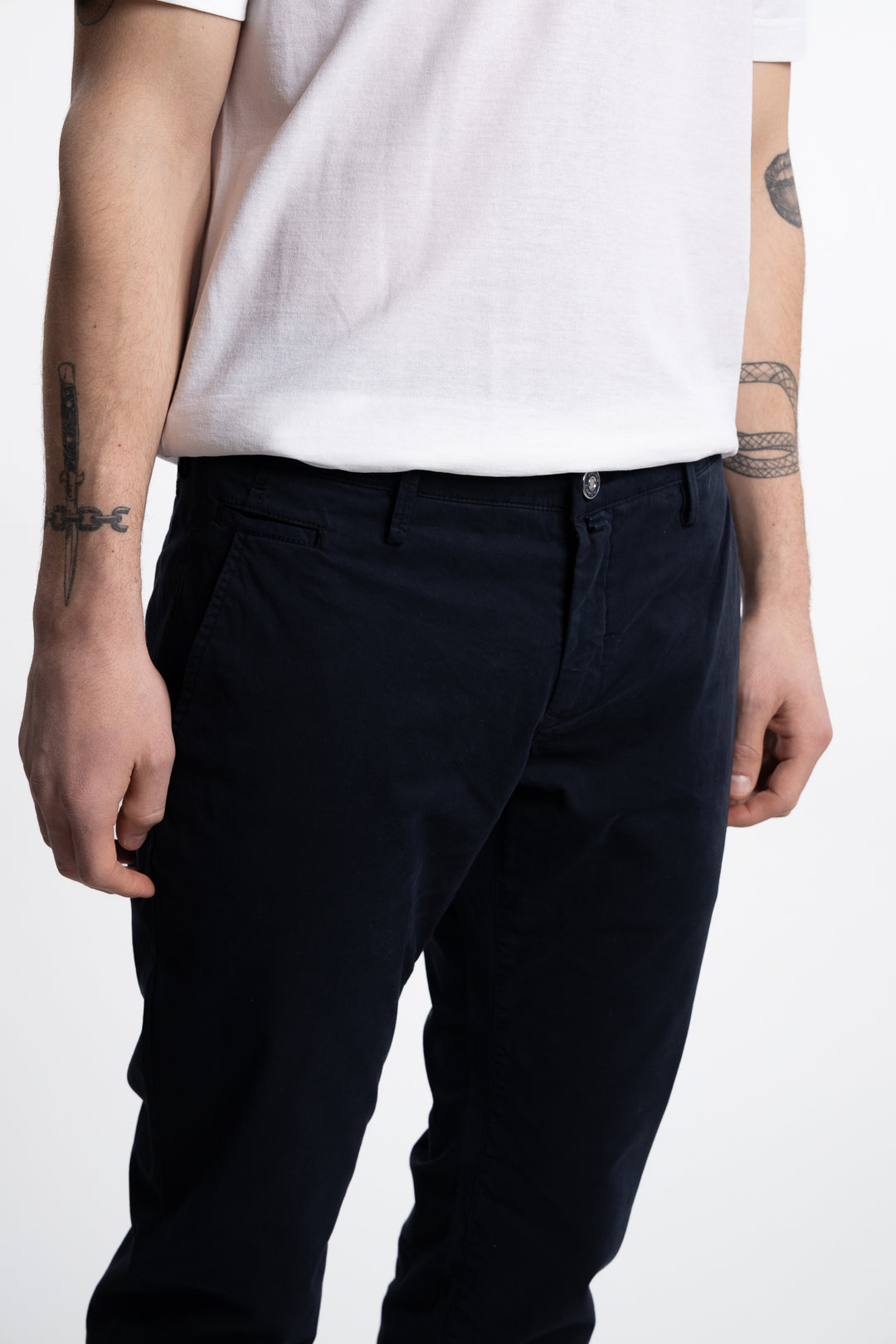 Bobby Slim Fit Stretch Chinos Blue