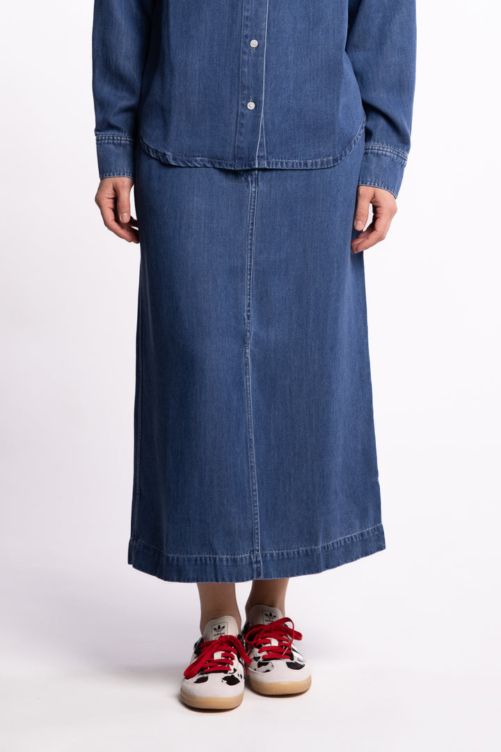 Satoves Skirt 15645 - Medium Denim Blue