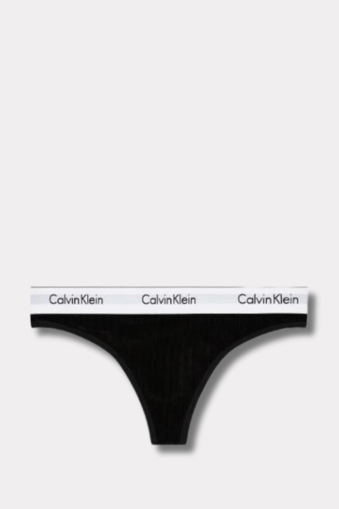 Thong Modern Cotton- Black