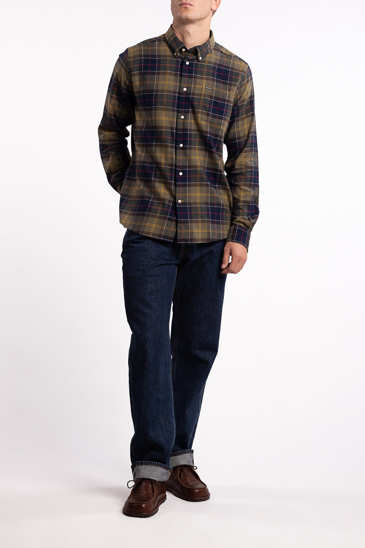 Fortrose Tailored Long-Sleeved Shirt Classic Tartan