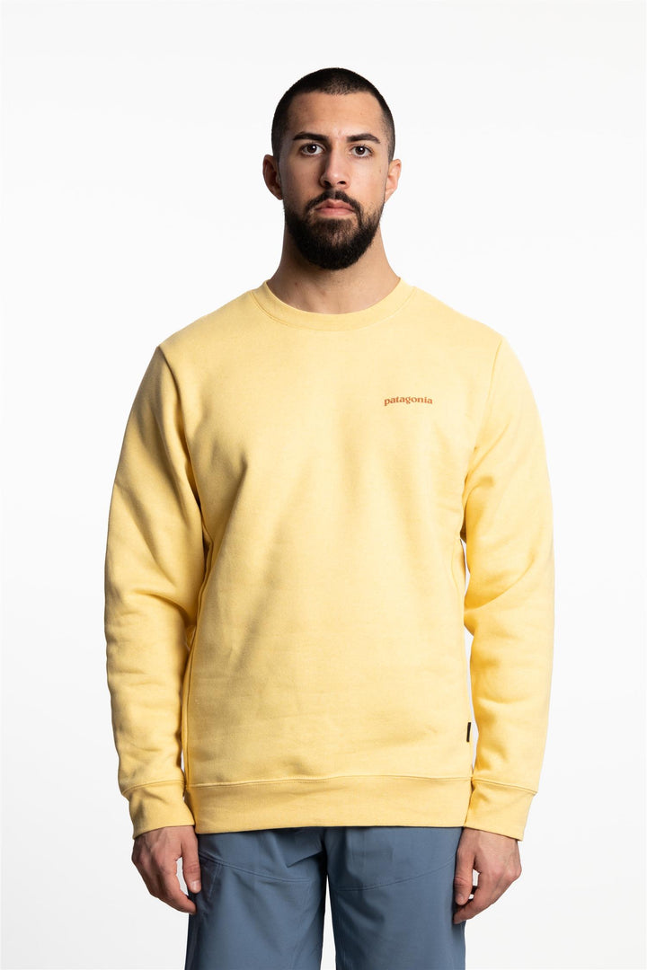 Fitz Roy Icon Uprisal Crew Sweatshirt Milled Yellow