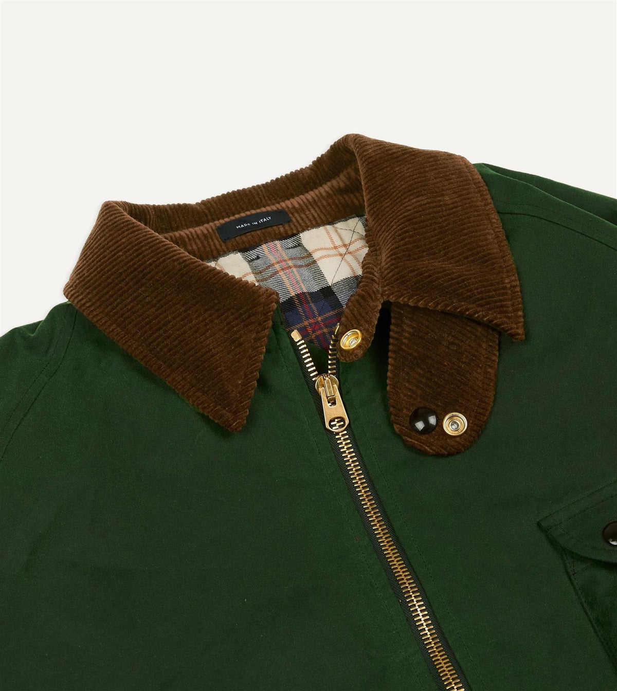 Waxed Coverall Emerald Green
