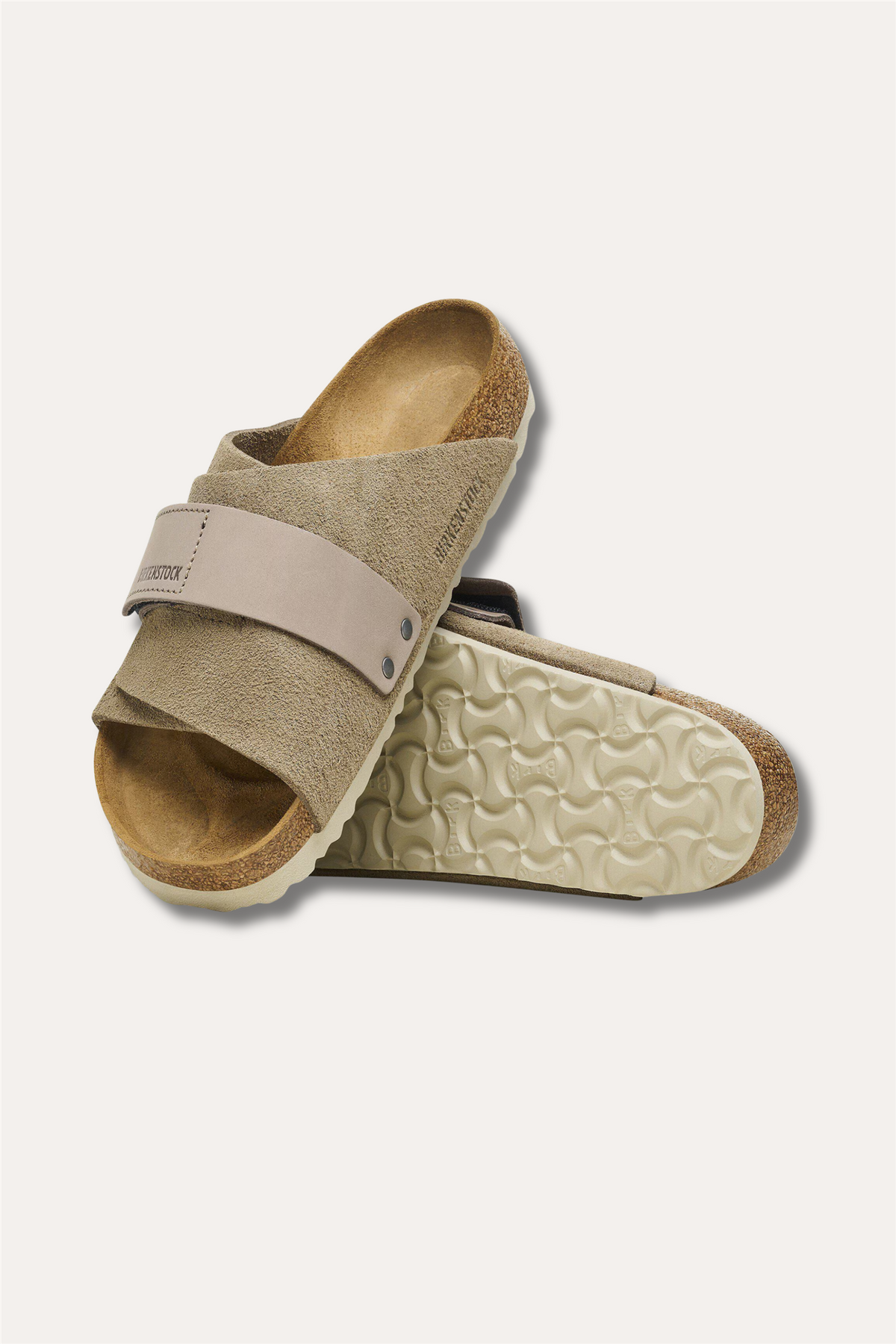 Men's Kyoto Nubuck/Suede Leather Taupe