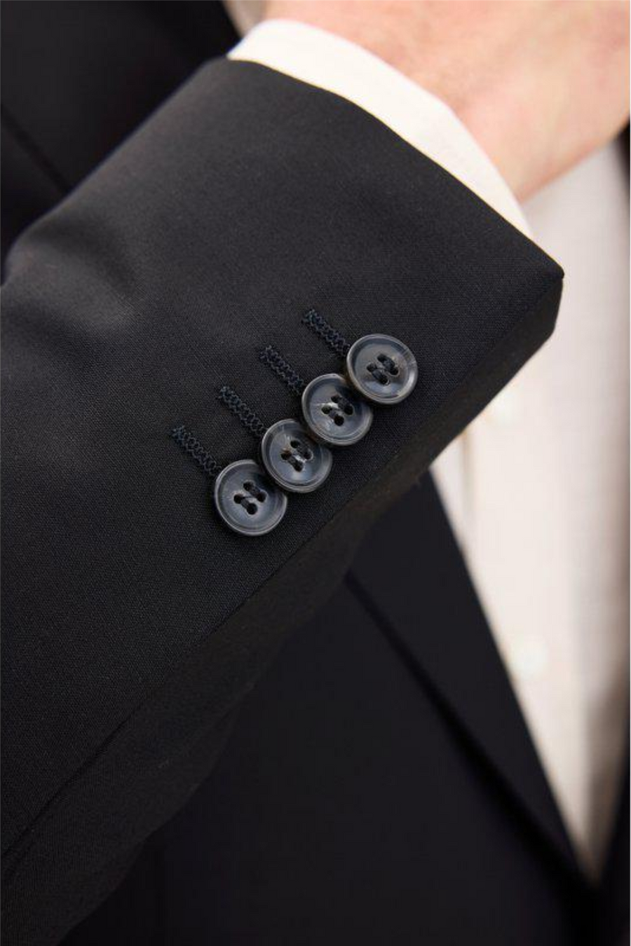 Fogerty Regular Fit Wool Blazer Black