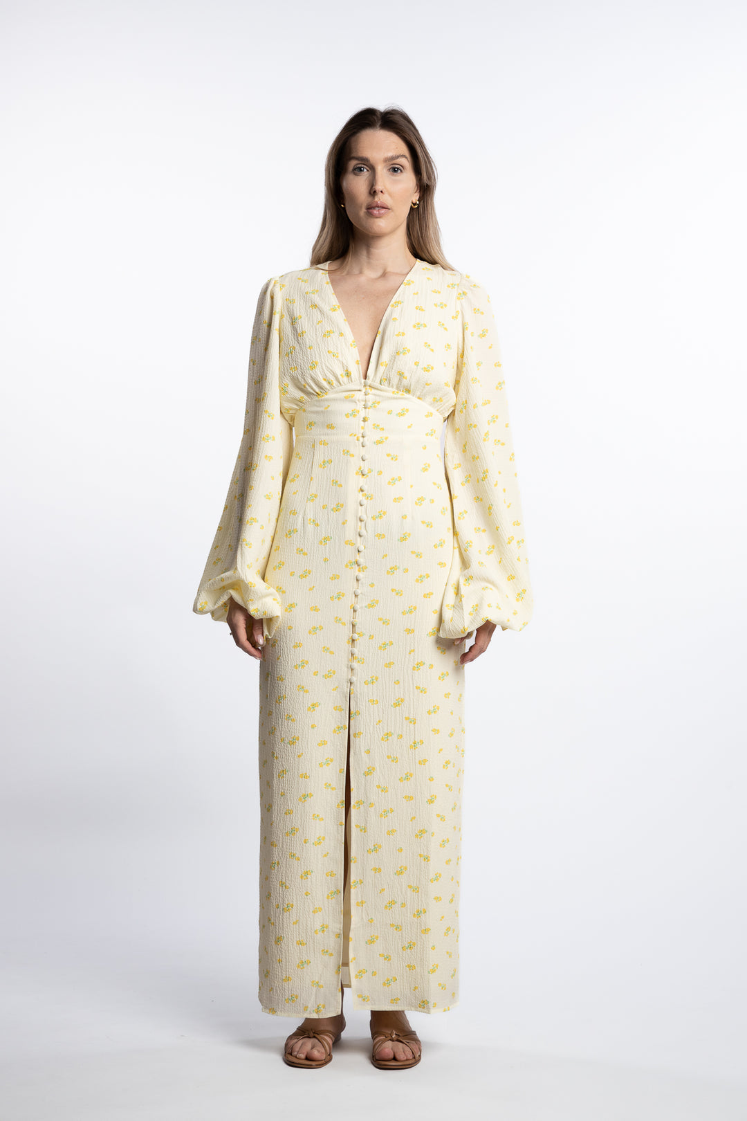 Positano dress- Pastel Yellow