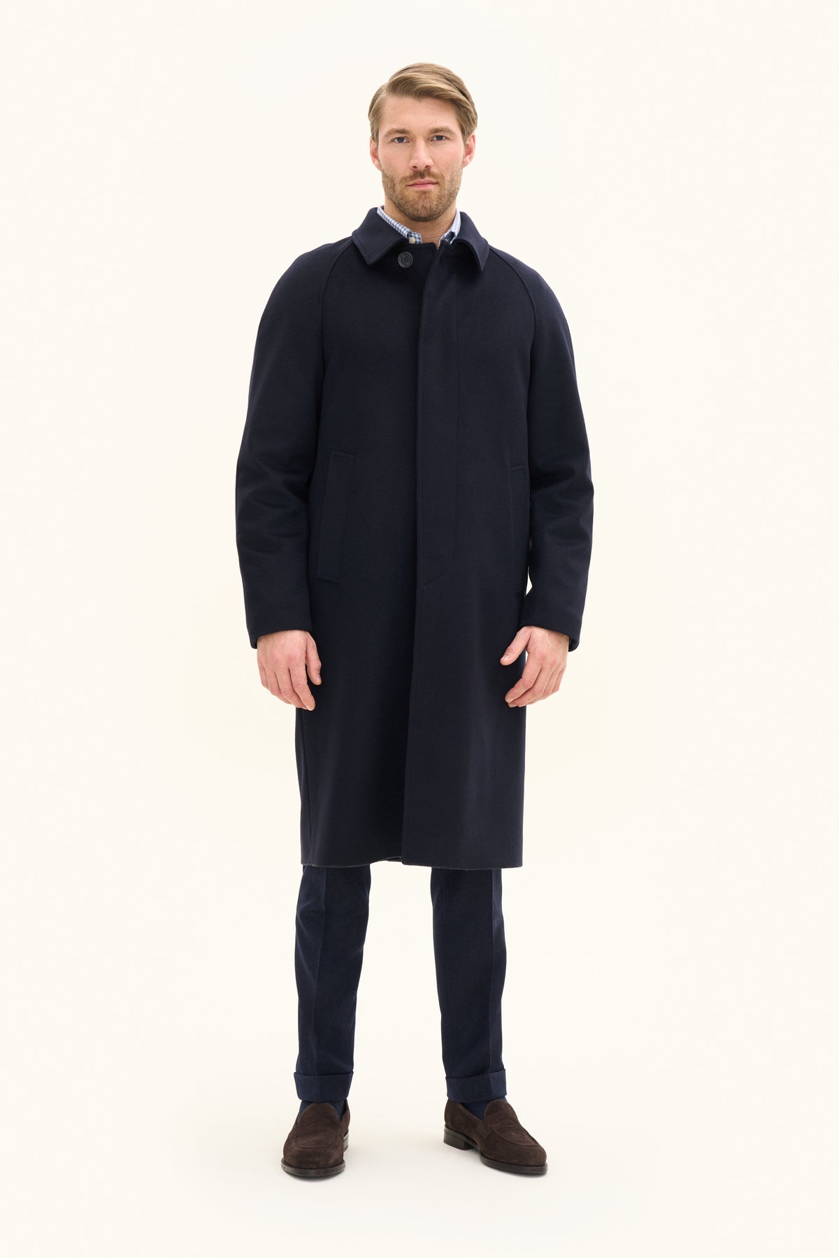Raglan Coat Navy