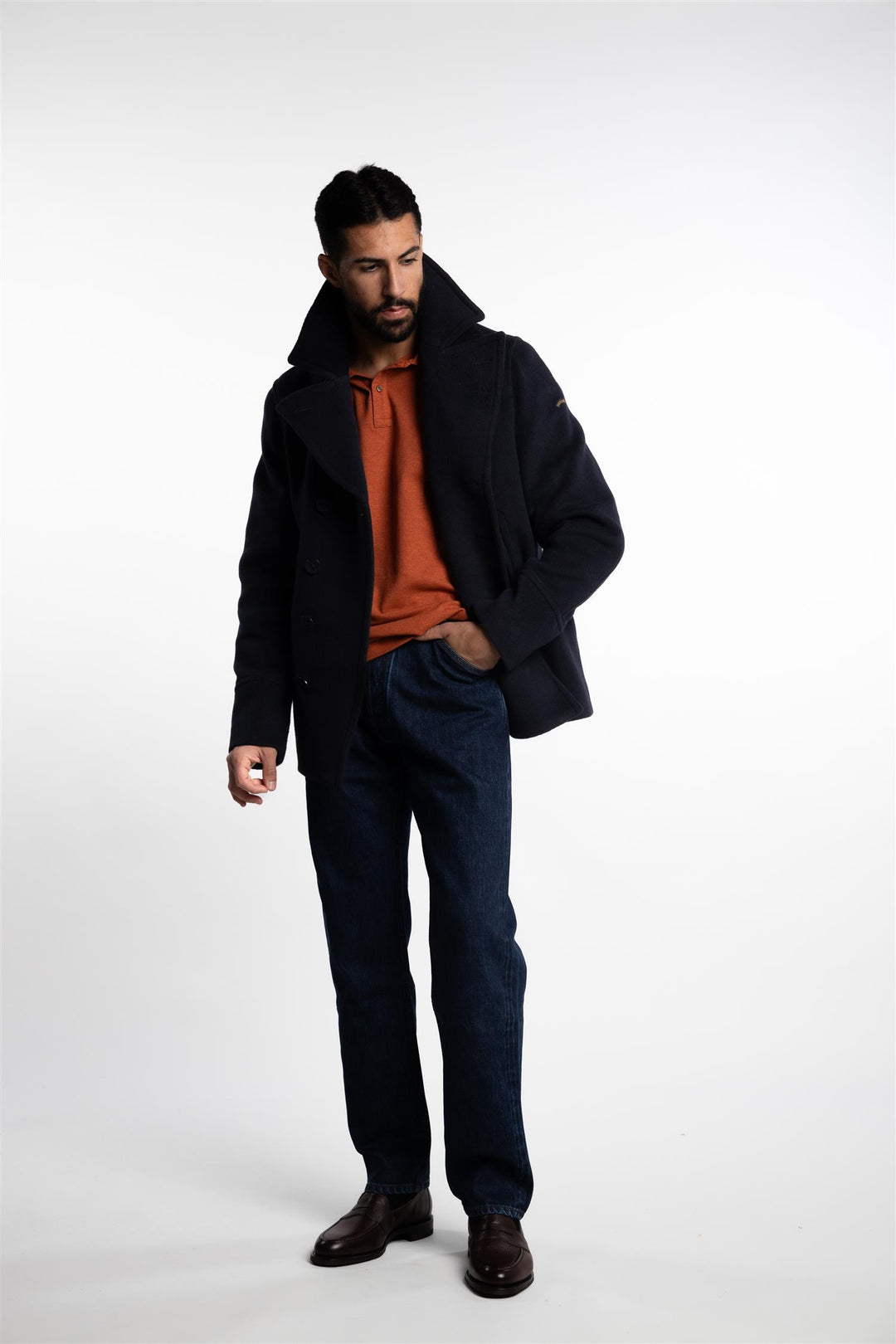 Wool Peacoat Navy