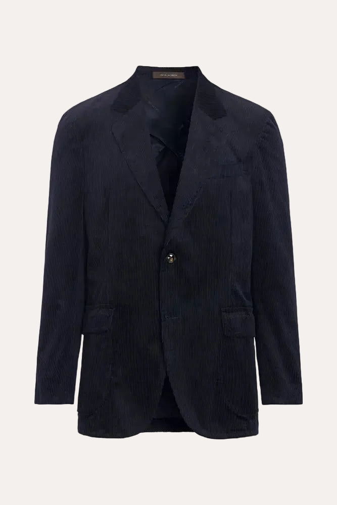 Fridolf Patch Blazer Navy - packshot