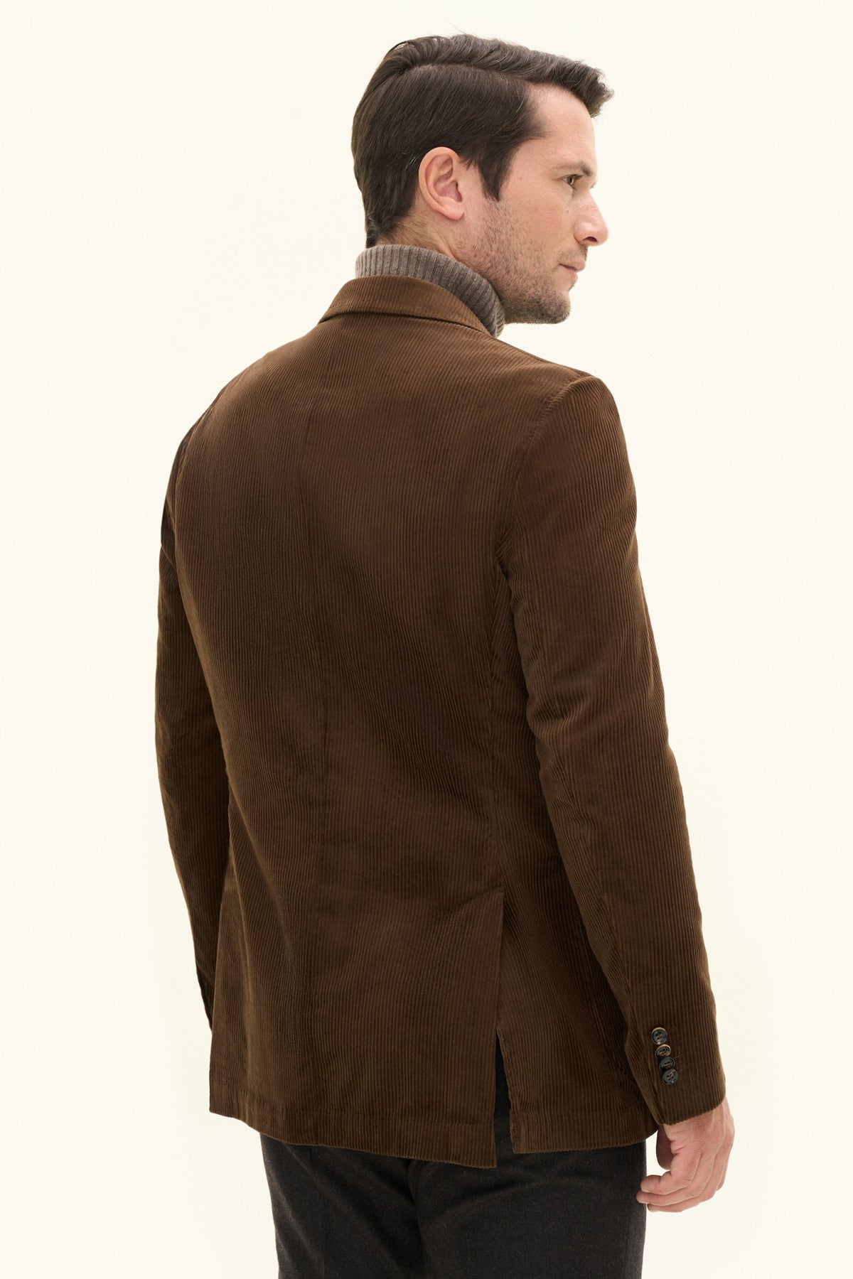 Fridolf Patch Blazer Brun - modellbilde