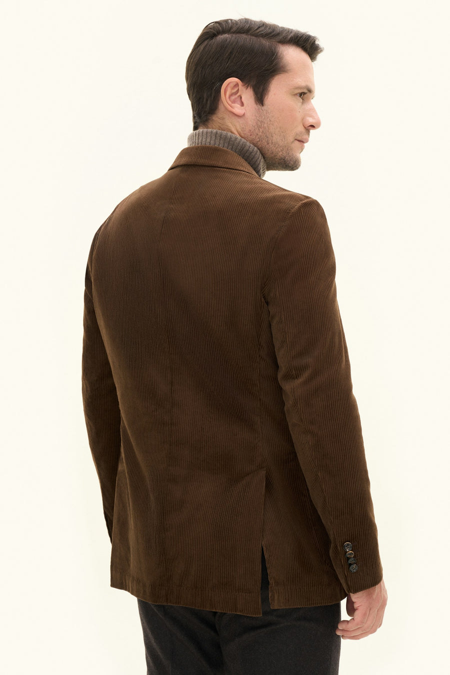 Fridolf Patch Blazer Brun - modellbilde