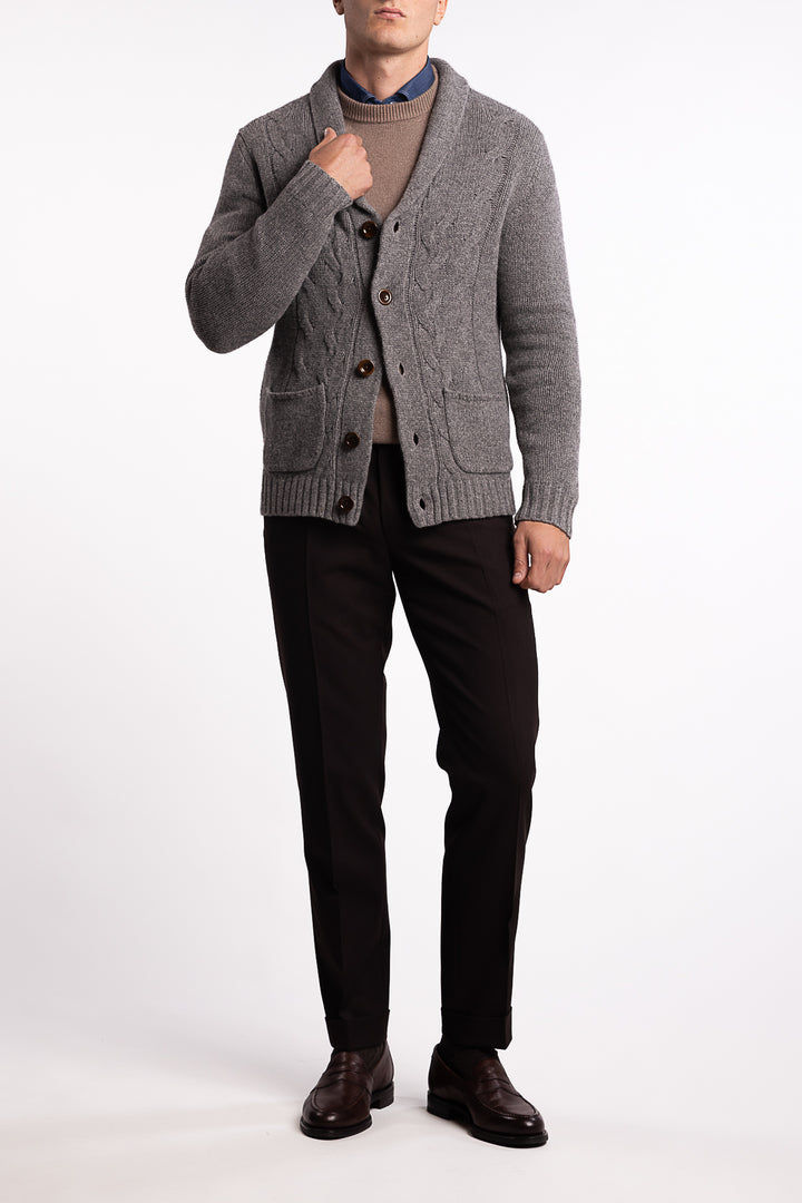 Nackington Cardigan Grey