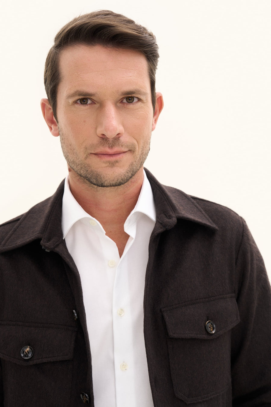 Maverick Shirt Jacket Dark Brown