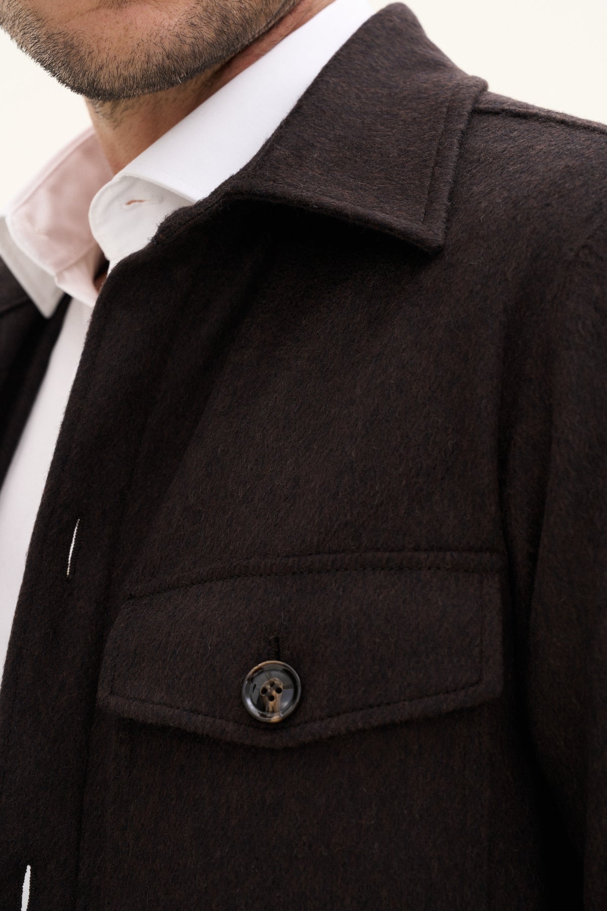 Maverick Shirt Jacket Dark Brown