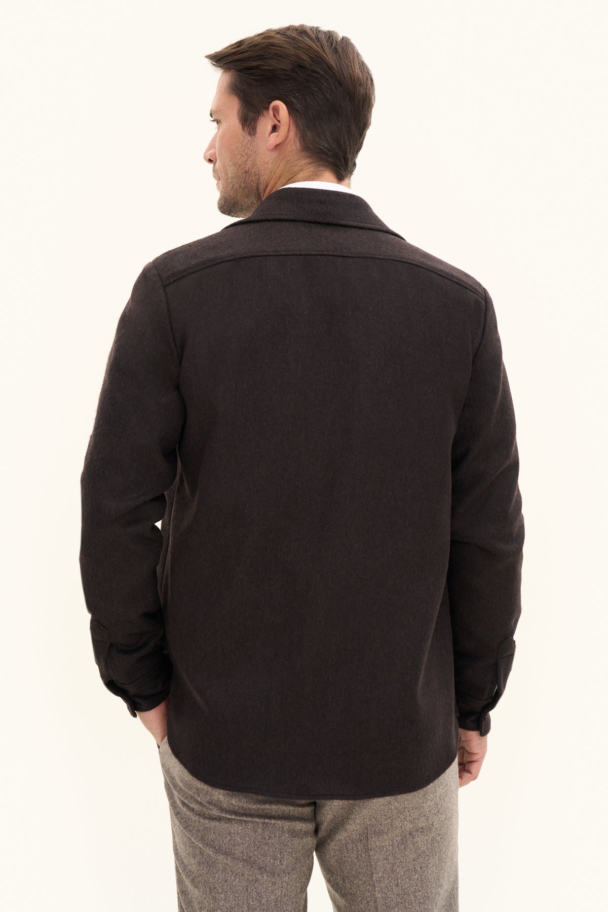 Maverick Shirt Jacket Dark Brown