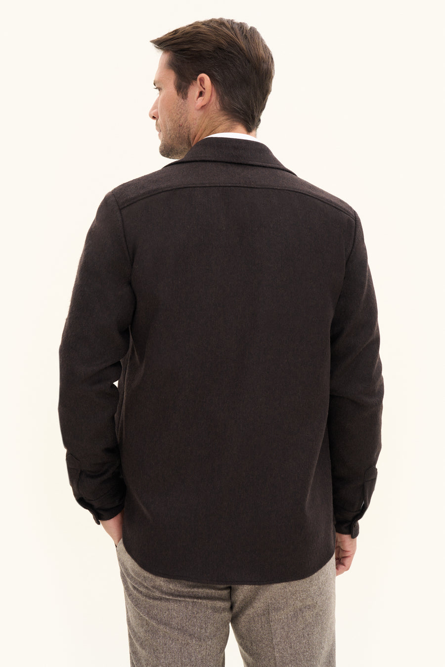 Maverick Shirt Jacket Dark Brown