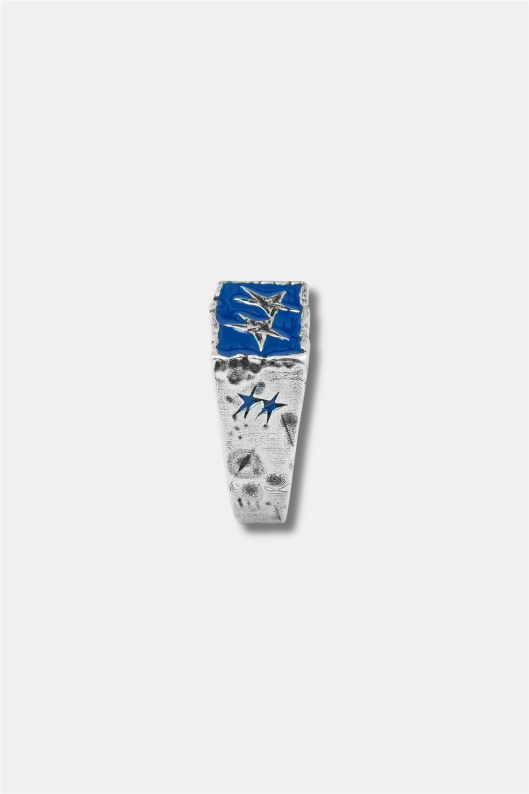 Ignorant Icon Ring Blue
