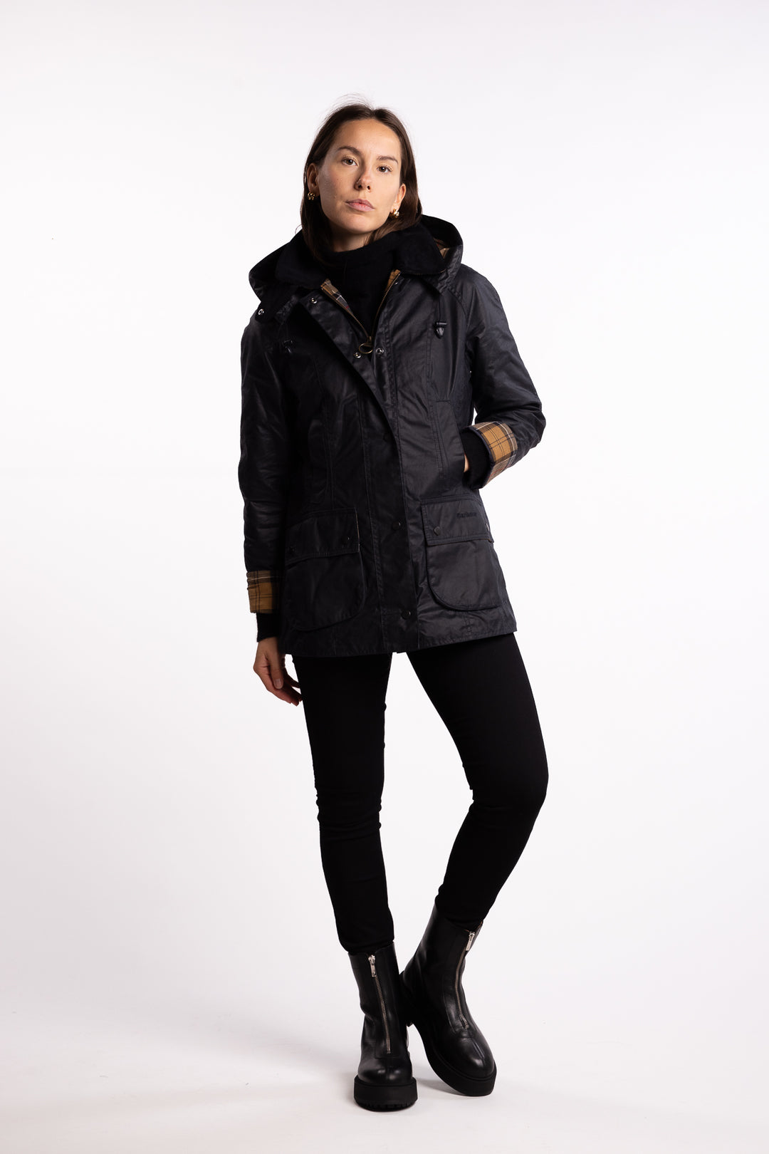 Beadnell Wax Jacket Navy