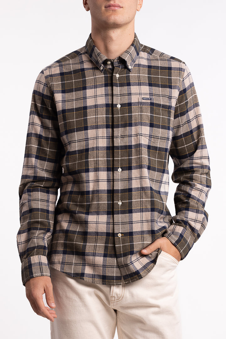 Fortrose Tailored Long-Sleeved Shirt Forest Mist