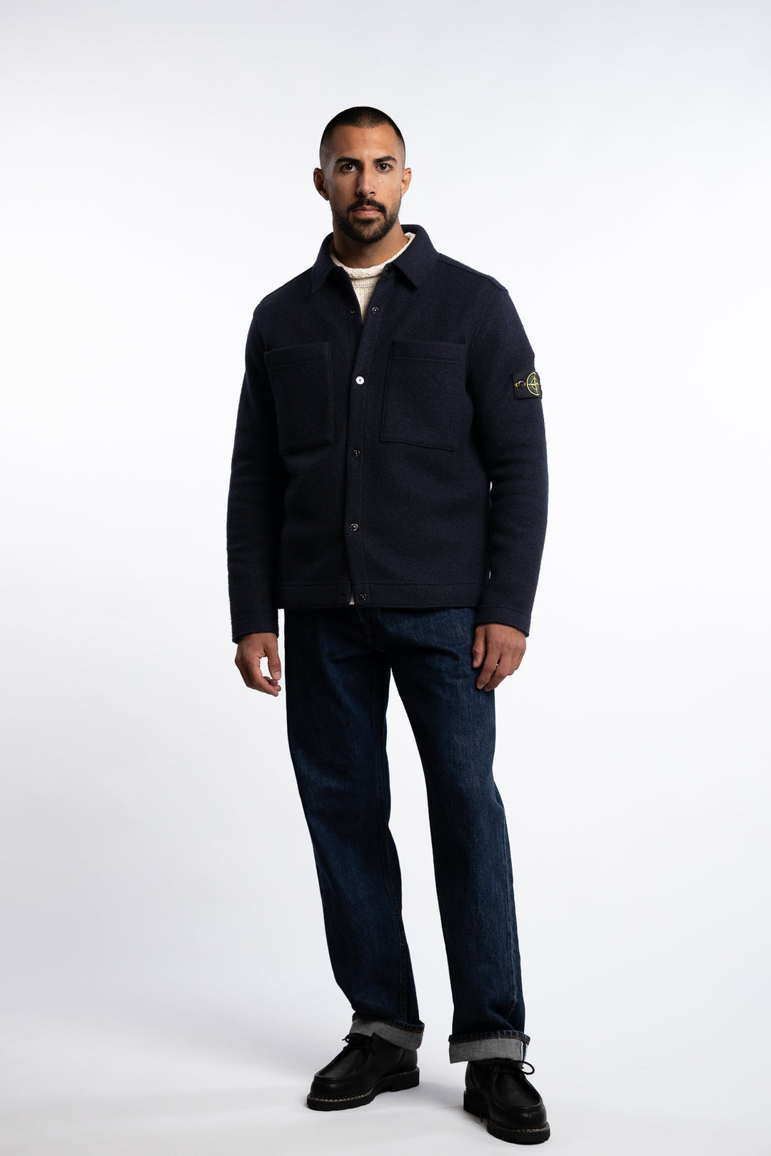 5100058S0IN1 Wool Jacket Navy
