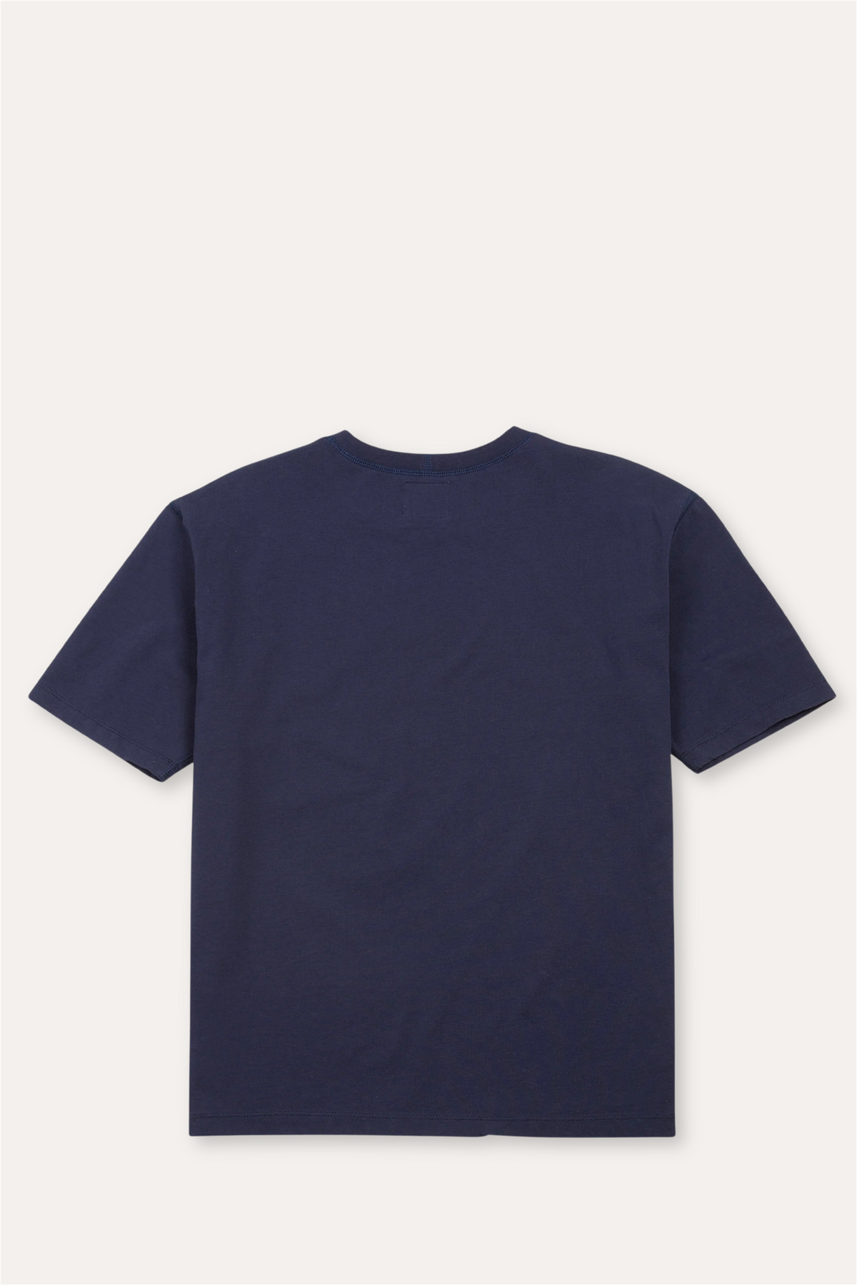 Cotton Crew Neck Hiking T-Shirt Navy