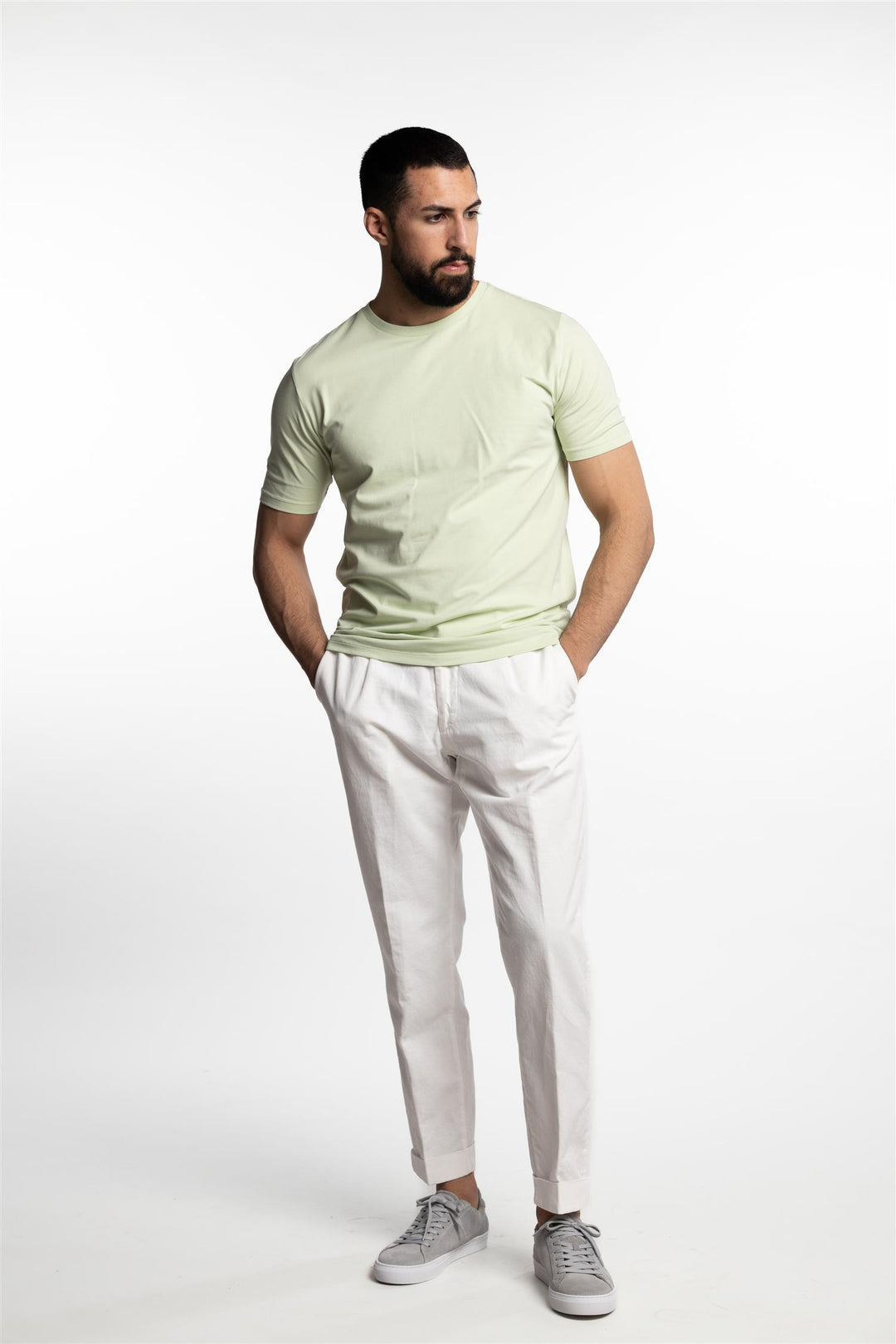 Cotton/Stretch T-Shirt Mint