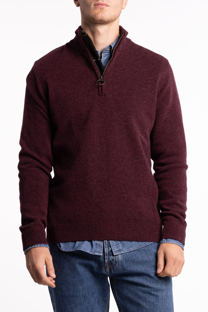 Holden Half Zip Jumper Ruby Marl