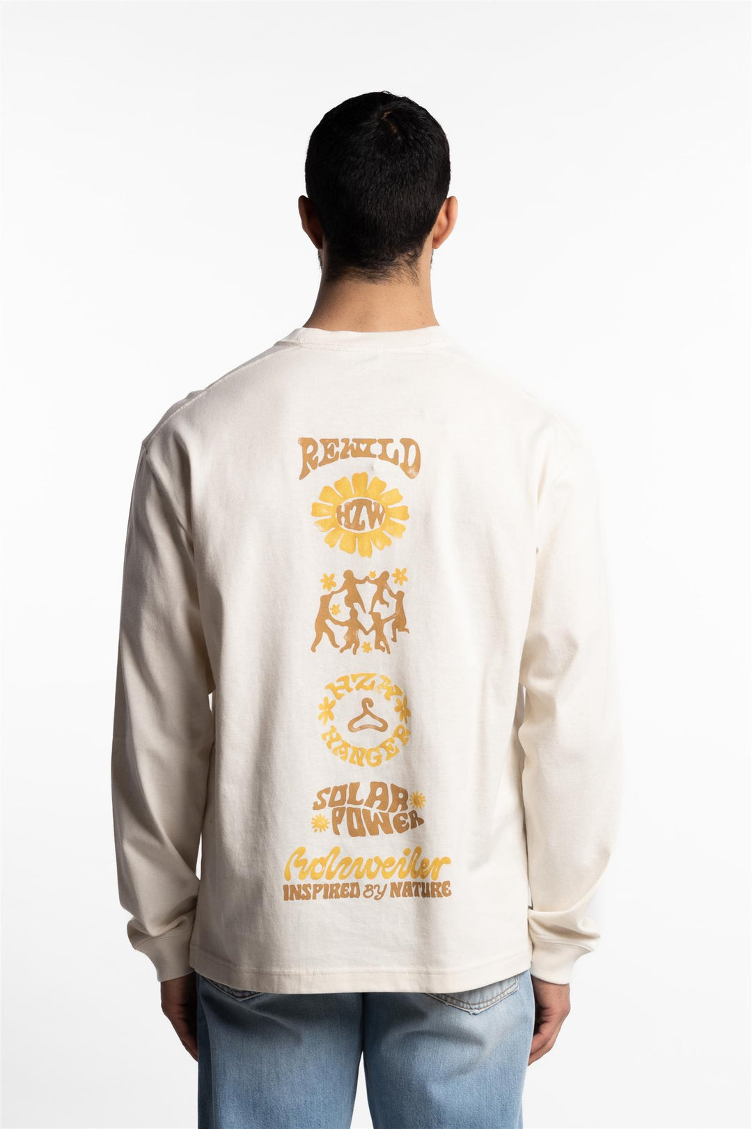 Ranger Logos Long Sleeve Ecru