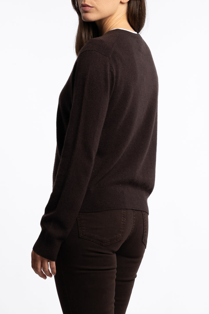 Saboston Cardigan 6304 - Black Coffee