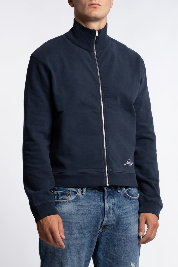 Zip-up Sweatshirt Deep Blue