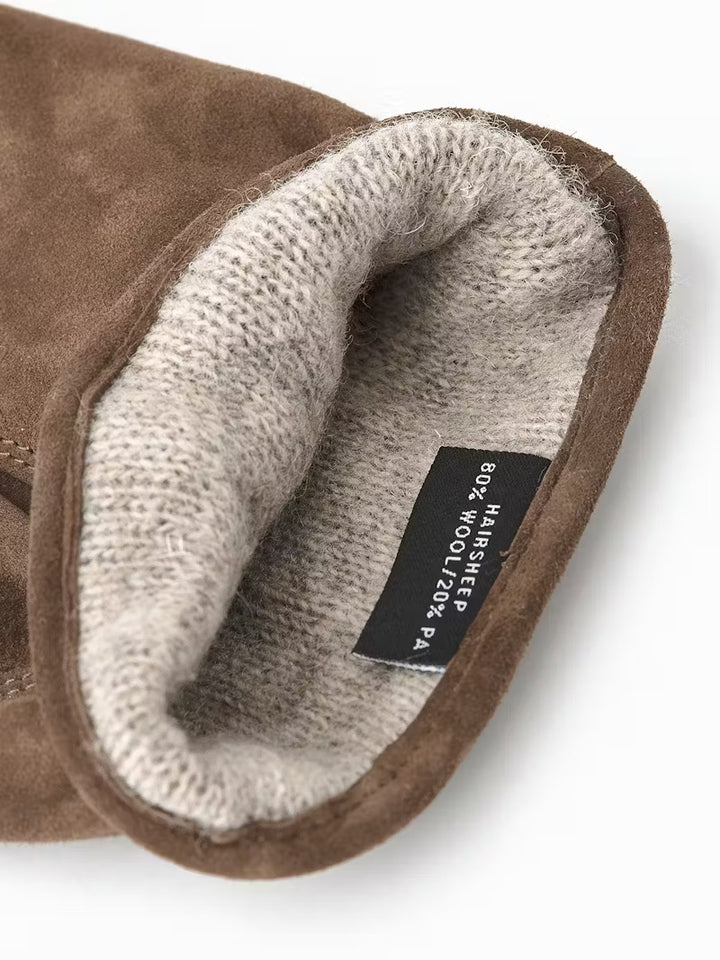 Robert Suede Leather Gloves Toffee