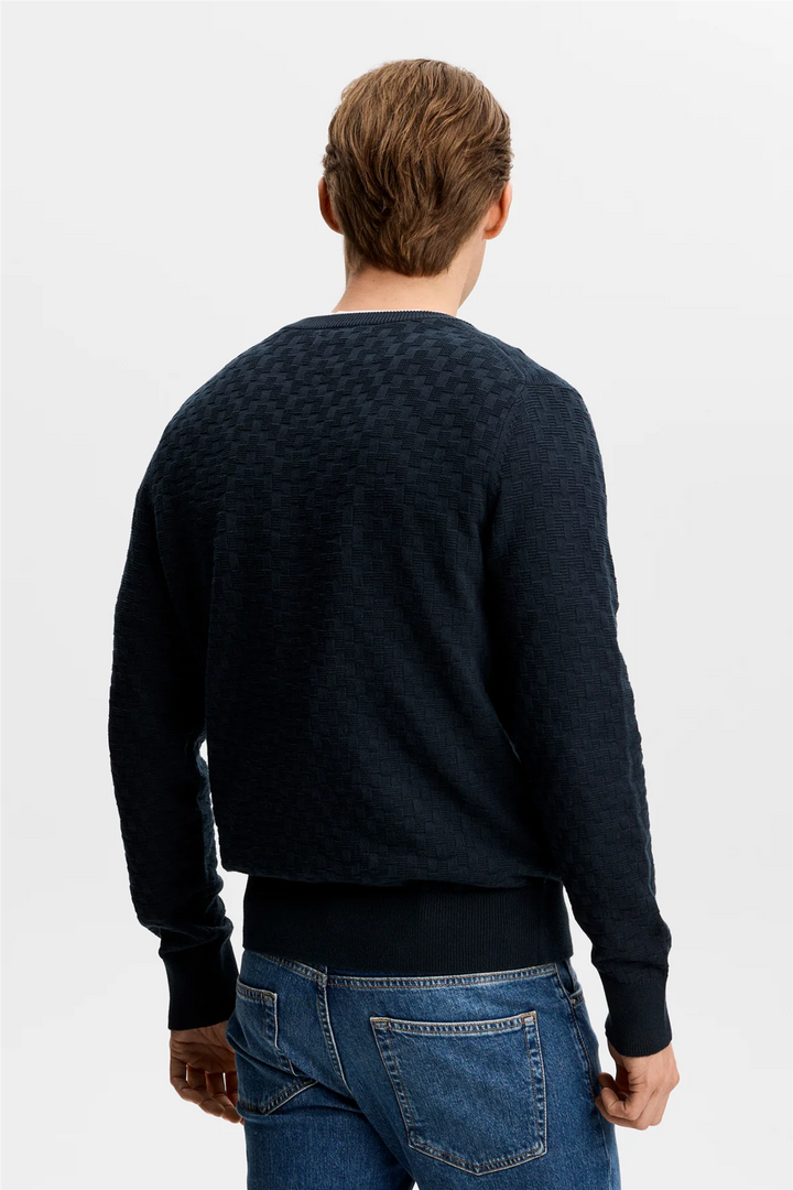 Arthur Knit Org Cotton Navy