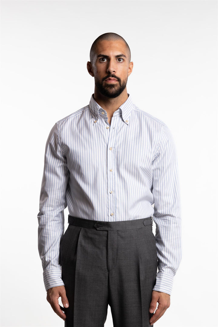 Slimline Shirt Light Blue Stripe