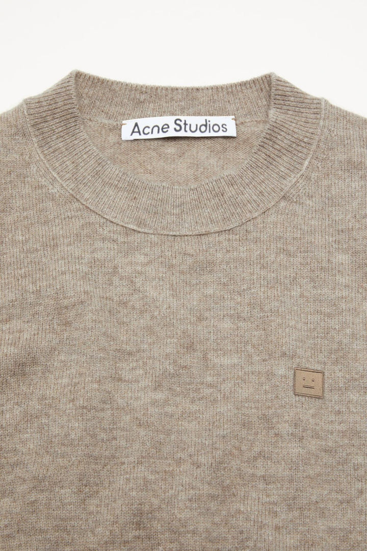 Crewneck Jumper Yak Wool- Oatmeal melange