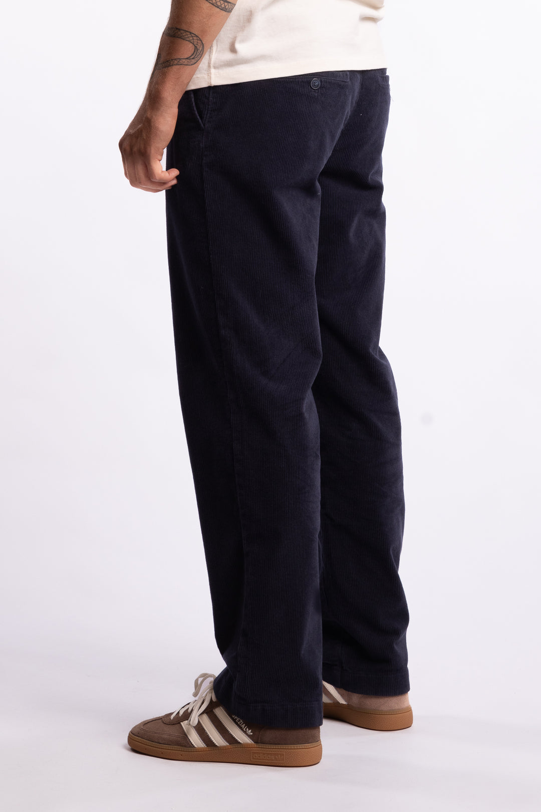 LucasPL Corduroy Trousers Navy