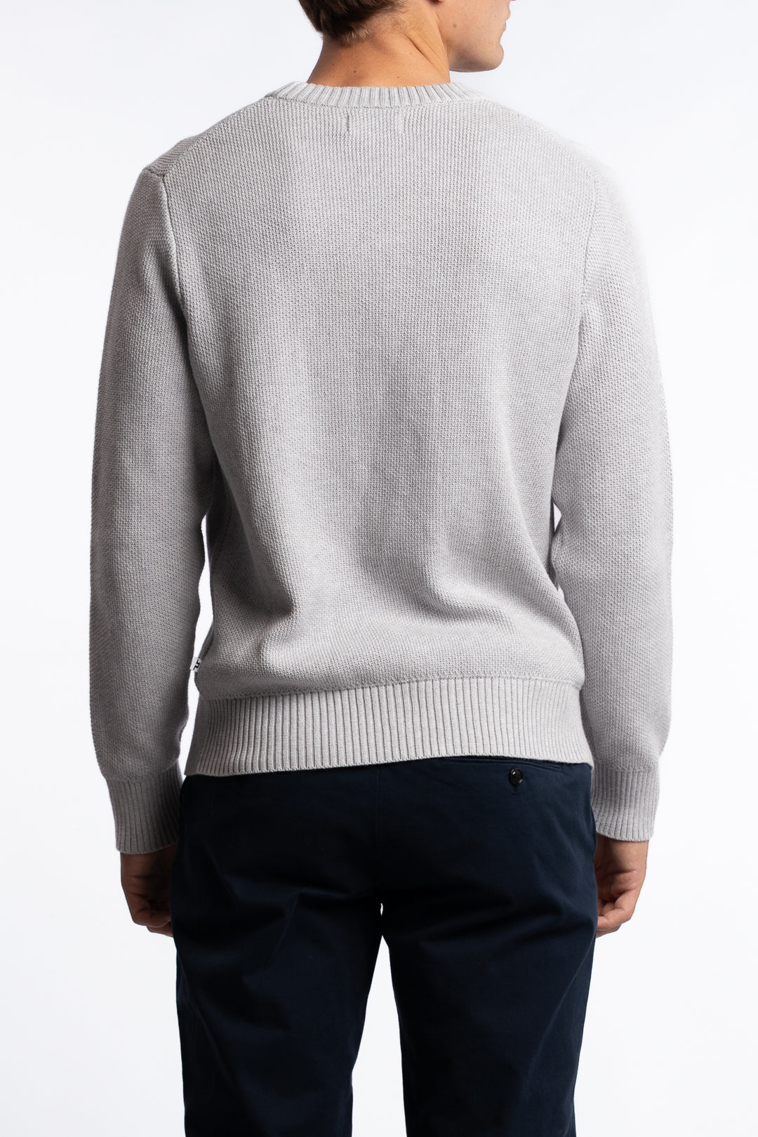 Oliver Structure Sweater Light Grey Melange