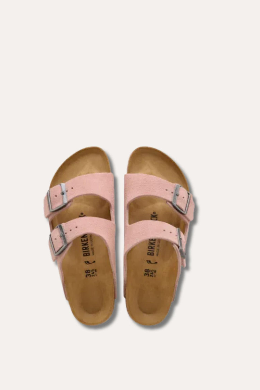 Women's Arizona Suede Leather- Pink Clay