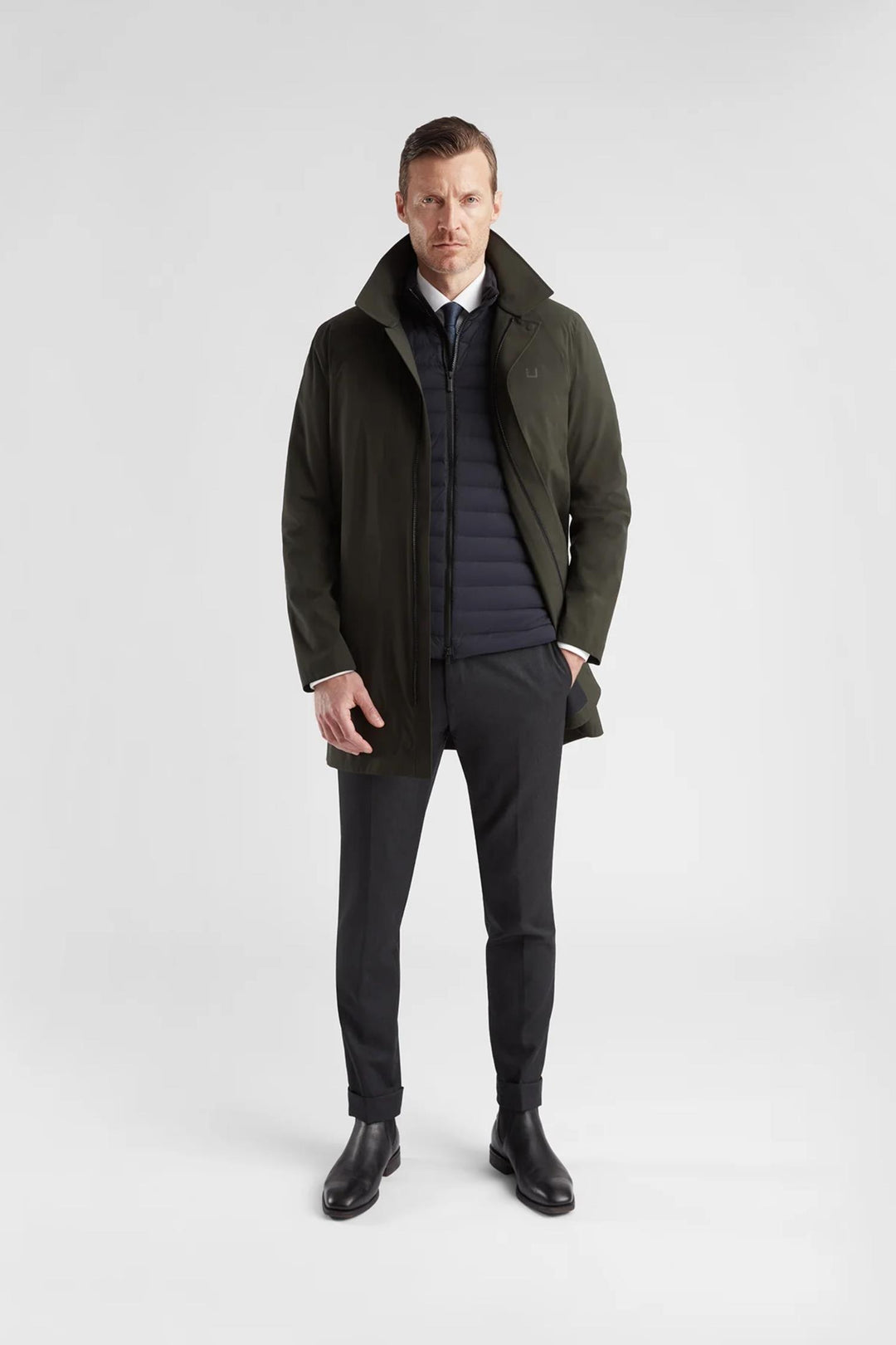 Sky Fall Coat Night Olive
