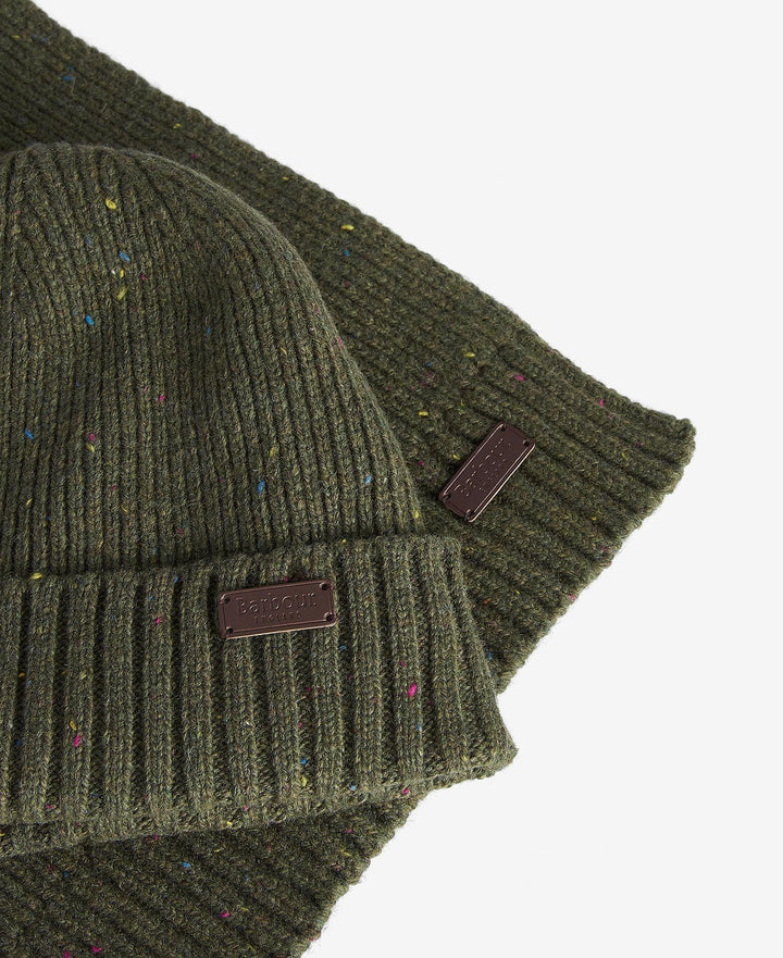 Scarf/Beanie Gift Set Olive