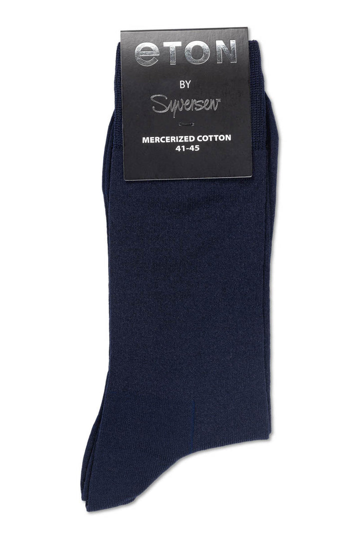 Mercerized Cotton Plain Navy