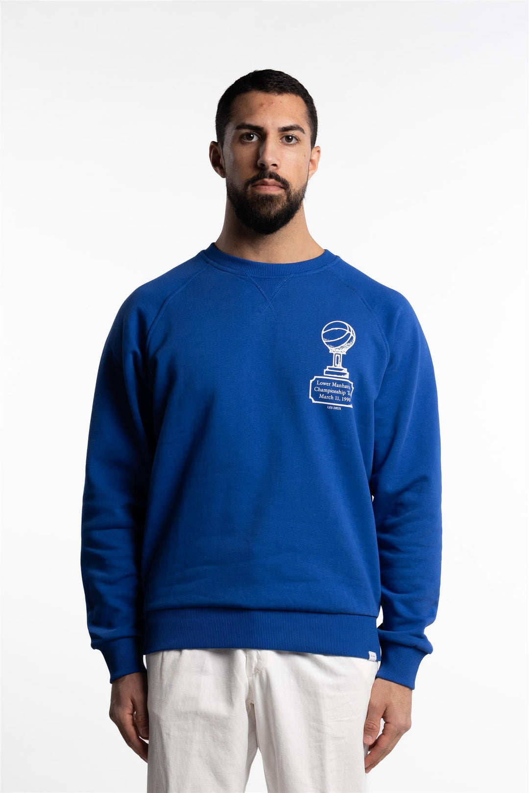 Tournament Sweatshirt Surf Blue/White