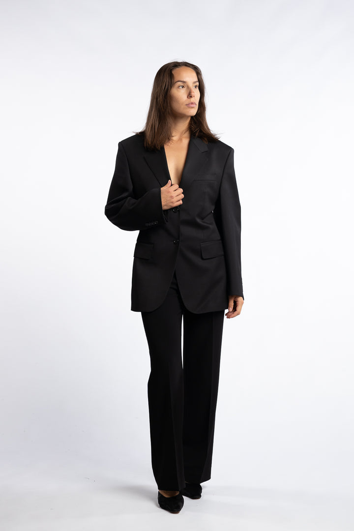 Hourglass Blazer- Black