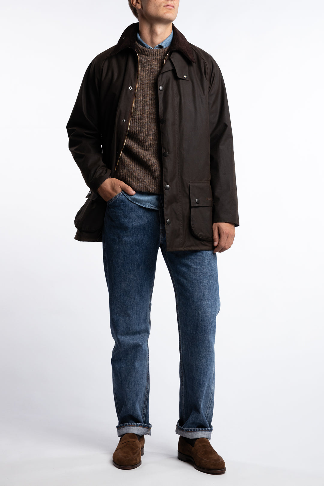 Classic Beaufort Wax Jacket Olive