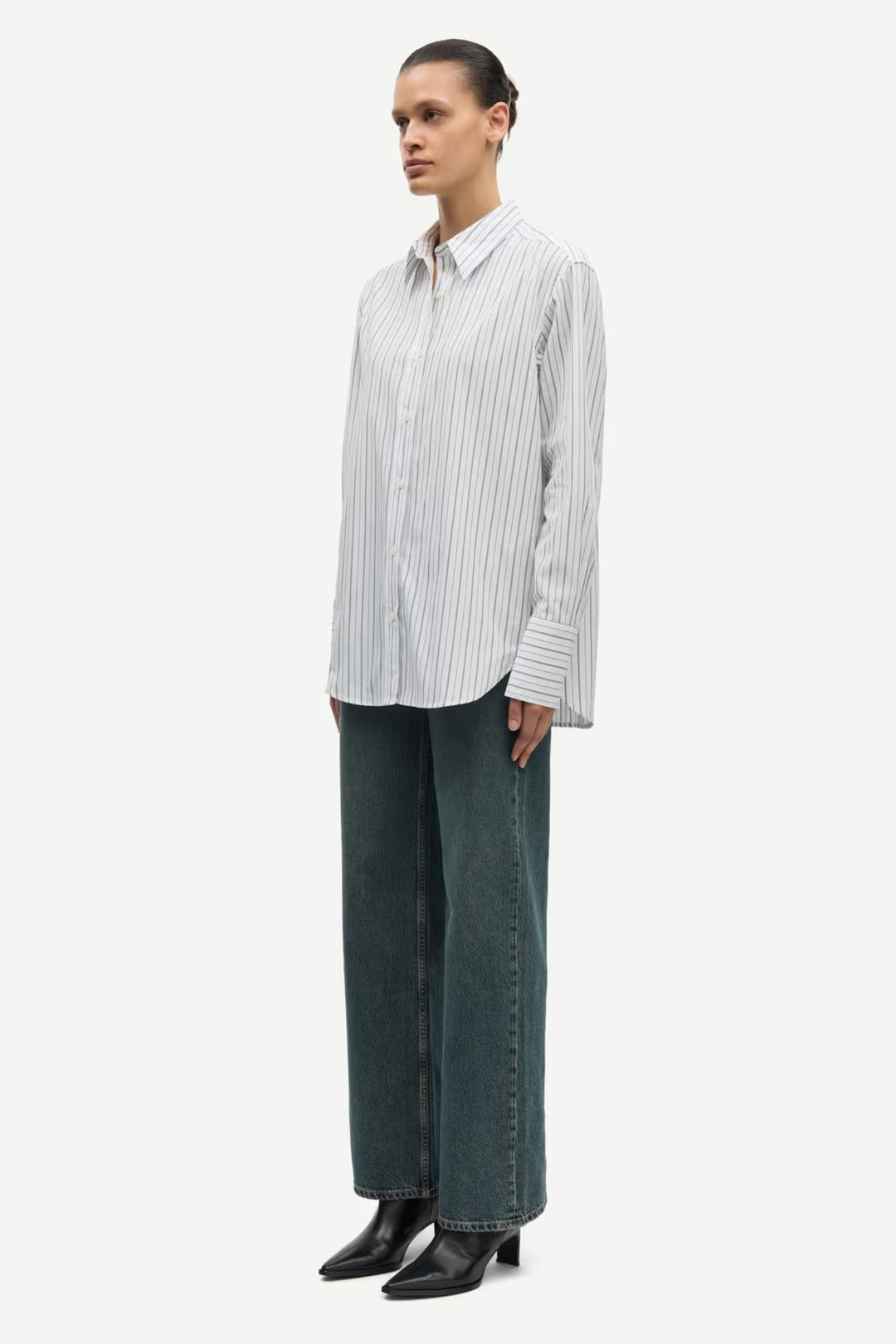 Salovas Shirt 13072 - White Stripe