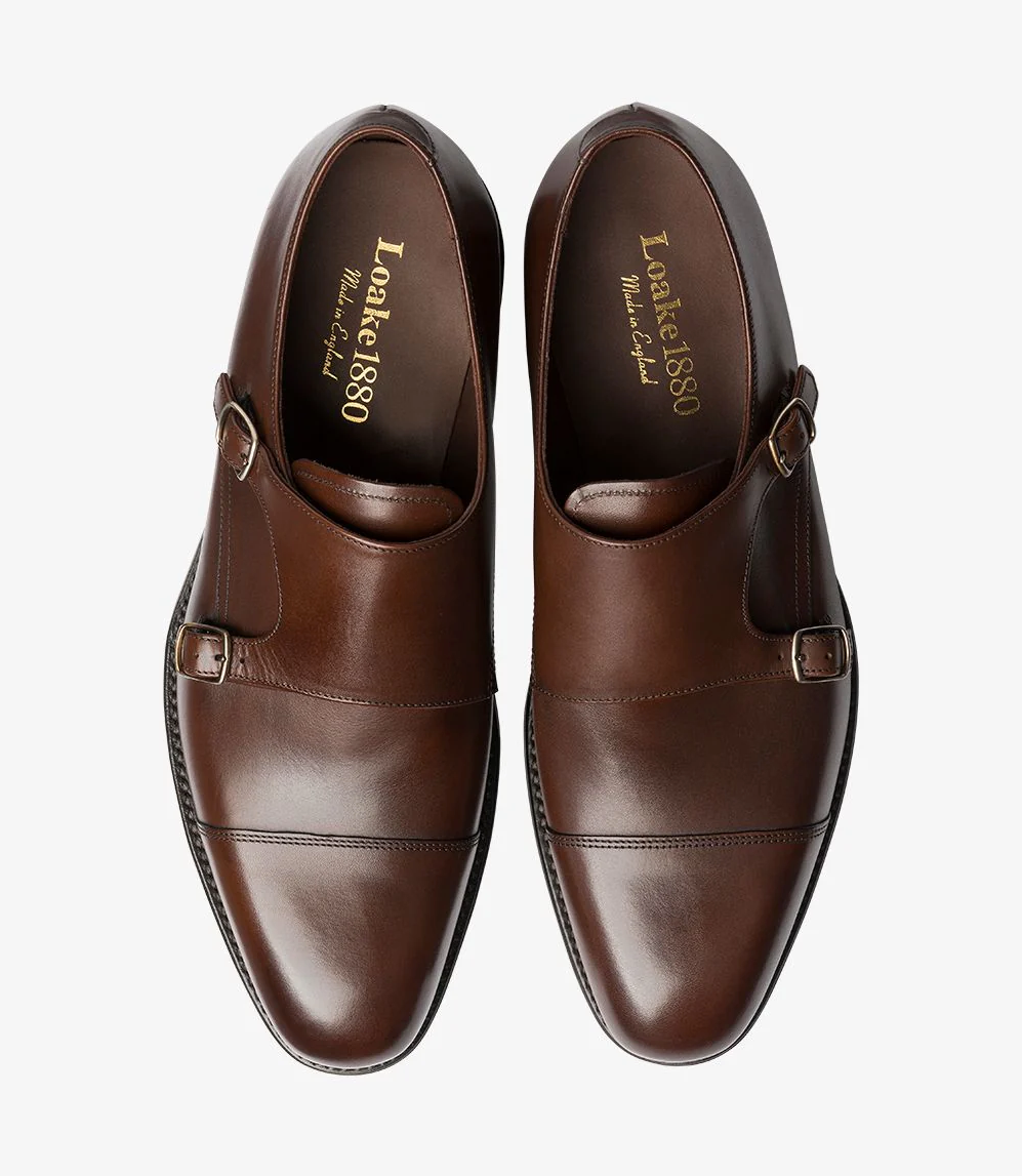 Cannon Monkstrap Dark Brown Calf